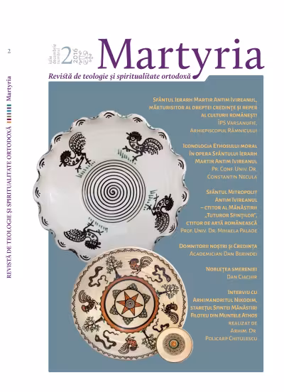 Martyria, iulie-decembrie 2016, numărul 2