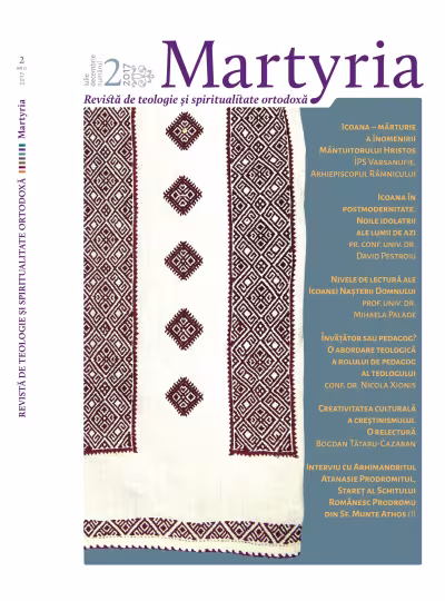 Martyria, iulie-decembrie 2017, numărul 2