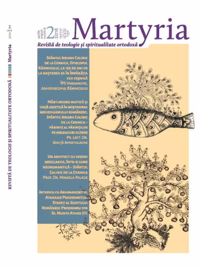 Martyria, aprilie-august 2018, numărul 2