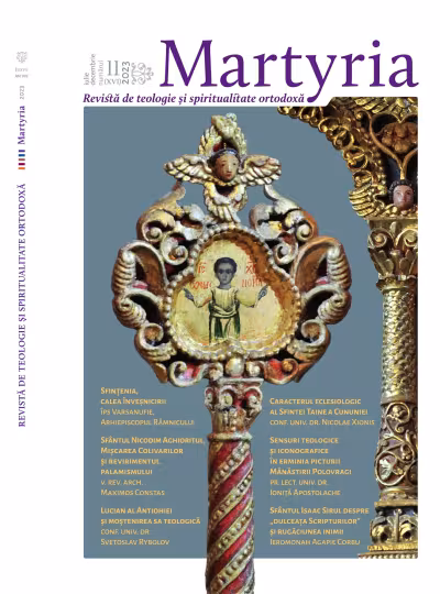 Martyria, iulie-decembrie 2023, numărul 2