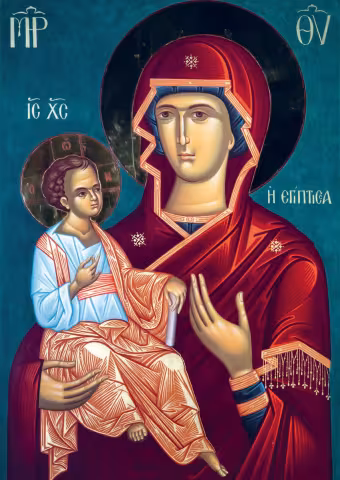 Icoana Maicii Domnului făcătoare de minuni „Eghiptissa” (Mănăstirea Arnota)